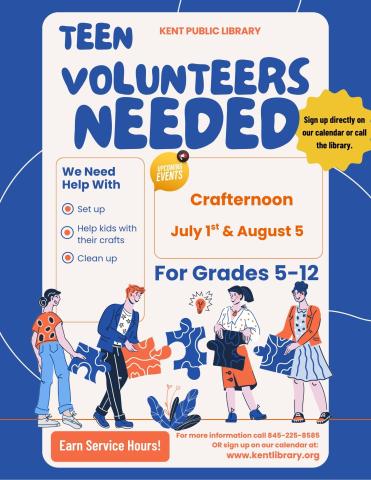 crafternoon volunteers