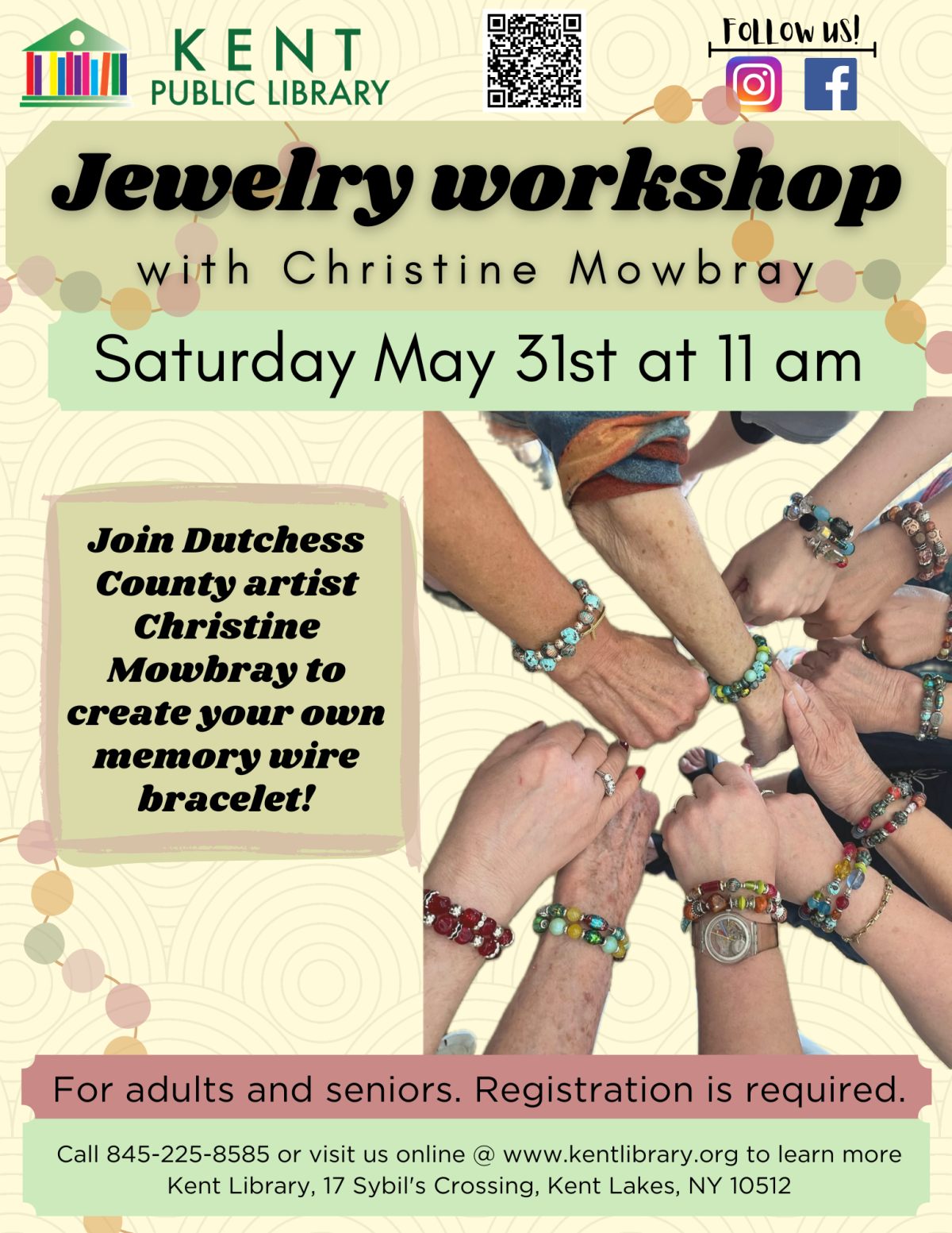 flyer with event information