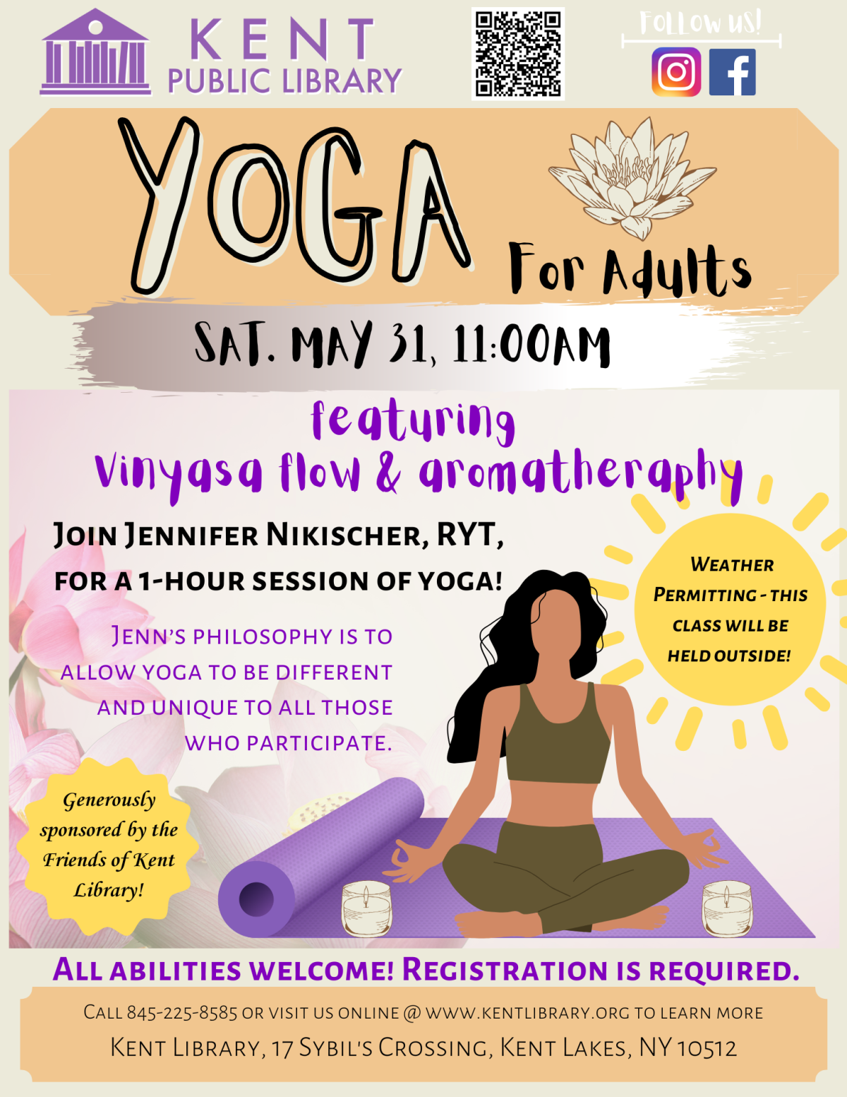 flyer with event information