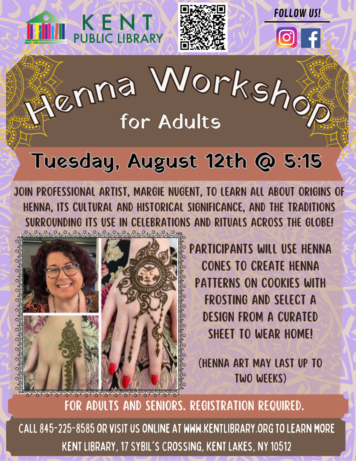 flyer with program information