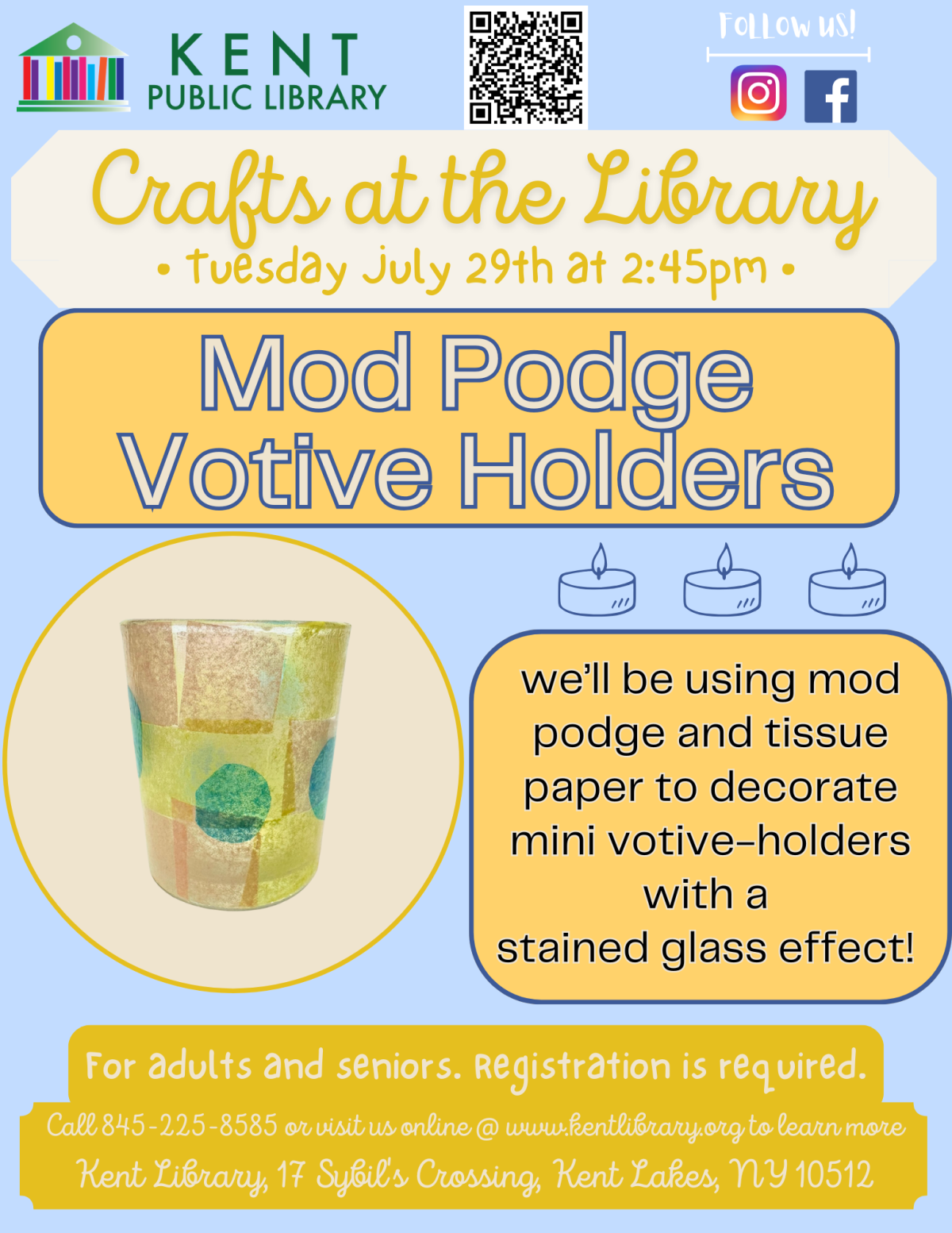 flyer with program information