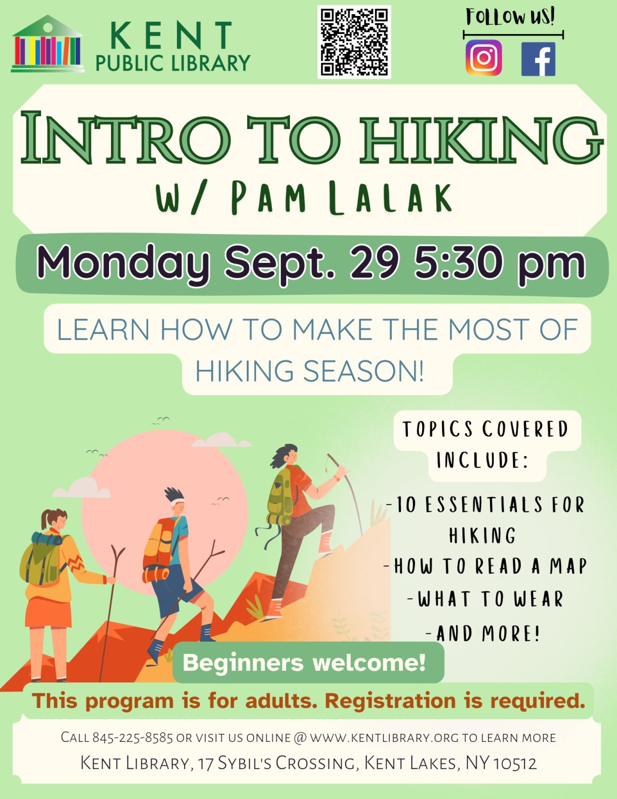 flyer with program information