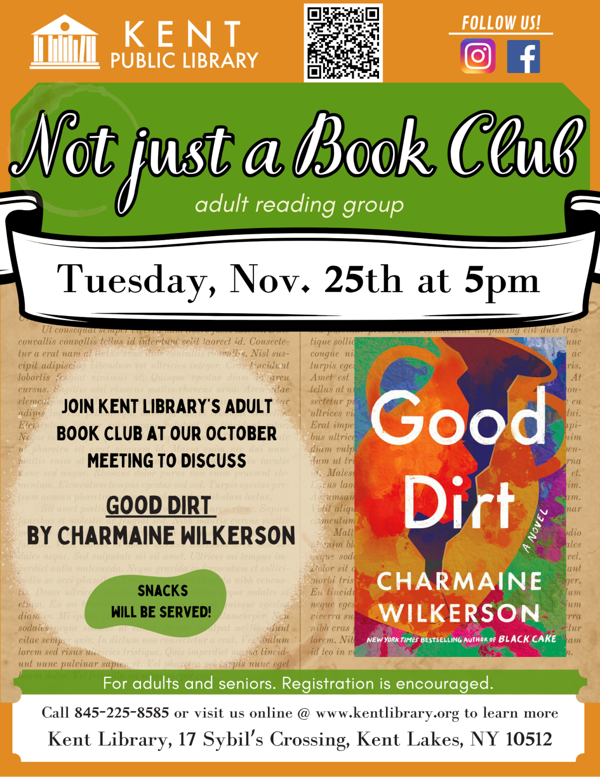 flyer with program information