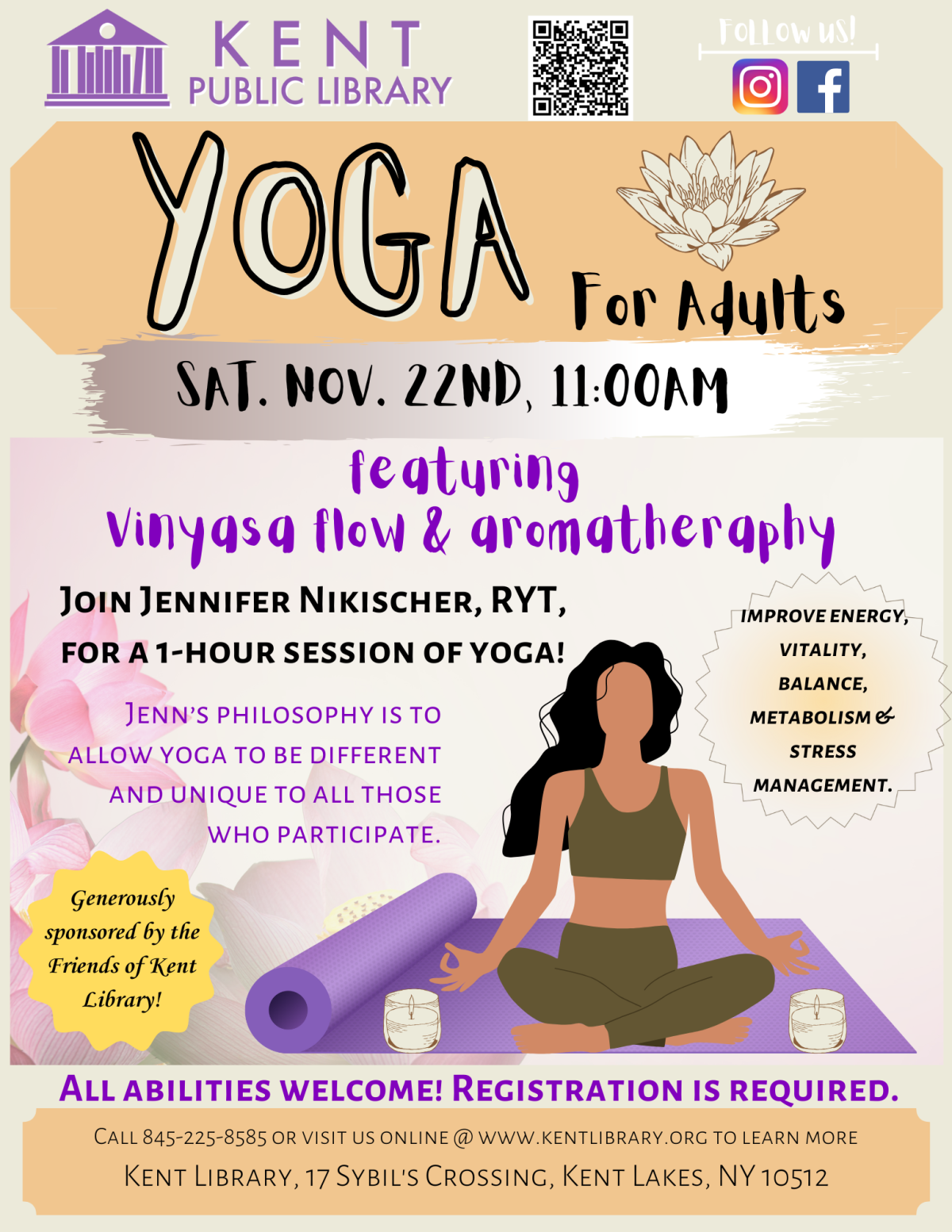 flyer with program information